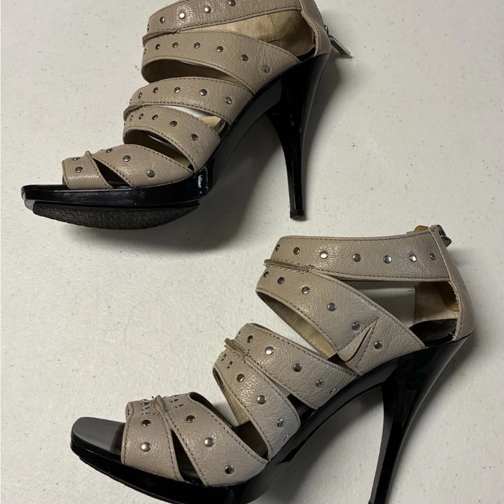 MICHAEL Michael Kors Taupe Studded Heels